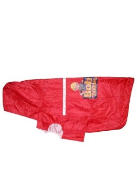 Super Dog Jacket Red Raincoat Size 26